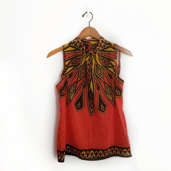 Jones New York Tops - Jones New York Signature Tribal Print Top Size S